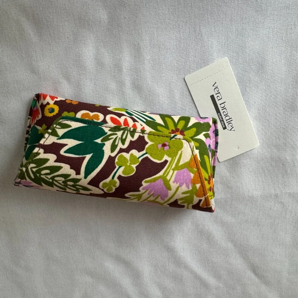 NWT Vera Bradley Evening Garden Glasses Case
